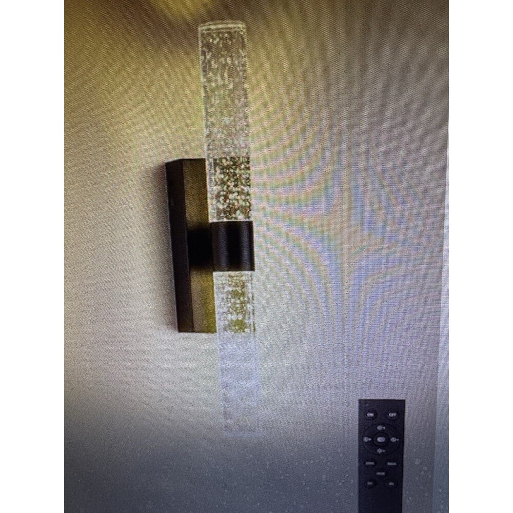 Gold Rechargeable Wireless Wall Sconce Battery Operated Wall Brass